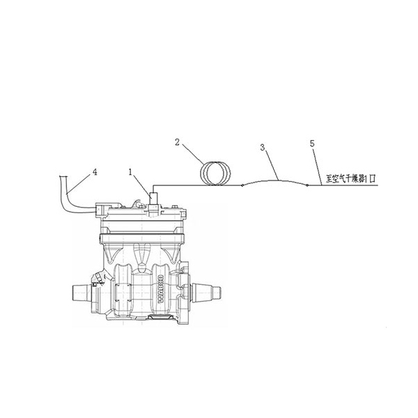 D10 air compressor parts line